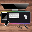GMS-X5 RGB Light Gaming Mouse Pad Keyboard Mat USB Interface Computer Mousepad Desktop Backlit Mat