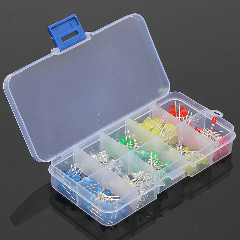 3 x 375pcs Each Box 3MM 5MM LED Light Emitting Diode Beads Resistance Lights Kits Bulb Lamp