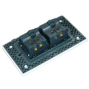 AC 110-250V Durable 118Type Brazil Chile Standard 1/2 Gang Wall Switch Ivory White Light Switch
