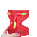 Drillpro Folding Angle Ruler Instrument Foldable Cylinder Magnetic Level Angle Gauge