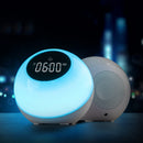 LyRay Uwake Wireless Bluetooth Speaker White Noise Portable LED Loudspeaker Touches Lamp Stereo Music Surround Outdoor Speaker Alarm Clock