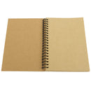 1Pcs Kraft Spiral Sketching Notebook Graffiti Creative Notebook Notepad Diary Book School Stationery