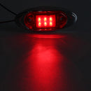 LED Chrome Side Marker Indicator Lights Lamps 24V 10cm for Truck Trailer Lorry