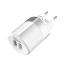 Hoco 2.4A Dual USB Port Fast Charging Charger EU Plug Adapter For iPhone X XS Max Xiaomi Mi9 S9 S10 S10+