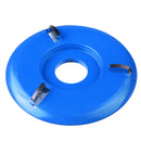 ARC 3-tooth Plane Woodworking Carving Tool Milling Cutter For 22mm Angle Grinder