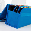 80 Holes Oxford Cloth Marker Pen Storage Bag Portable Markers Case Holder Large Capacity School Pencil Bag Art Painting Supplies