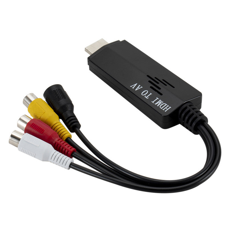 GRWIBEOU HDMI to AV HD Converter 1080P HDMI to RCA Conversion Cable