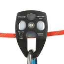 XINDA Aluminum Alloy Emergency Rescue Climbing Pulley Big Pulley Hoisting Bearings Security Pulley
