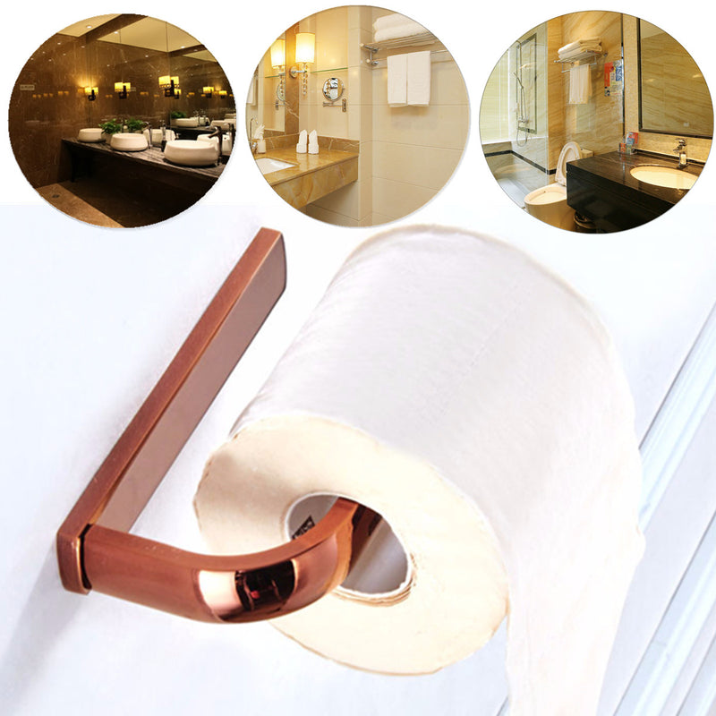 Toilet Paper Shelf Holder Wall Mounted Tissue Hanging Roll Holder For Kitchen Bathroom