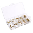 Suleve MXBN1 200Pcs M2/M2.5/M3 Knurled Brass Threaded Insert Nut Female Thread Embedment Nuts Assortment