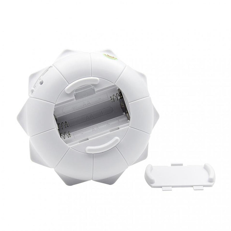 Remote Control Battery Powered 2 Modes Lotus Flower 102LED Flickering Flameless Halloween Candle Night Light