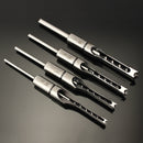 6.35/7.94/9.5/12.7mm Woodworking Square Hole Drill Bit Mortising Chisel 1/4 to 1/2 Inch