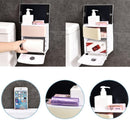 Wall Mounted Toilet Paper Roll Holder Bathroom Tissue Box Waterproof Dispenser