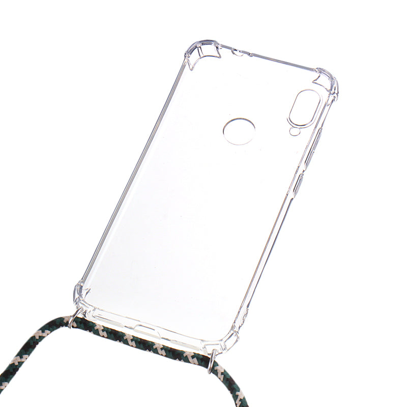 Bakeey Transparent Shockproof With Drawstring Necklace Rope Protective Case For Xiaomi Redmi Note 7 / Redmi Note 7 Pro
