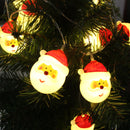 Christmas 1.5M 10 LED Fairy String Lights Lovely Santa Claus Battery Operated Decoration For Christmas Garland
