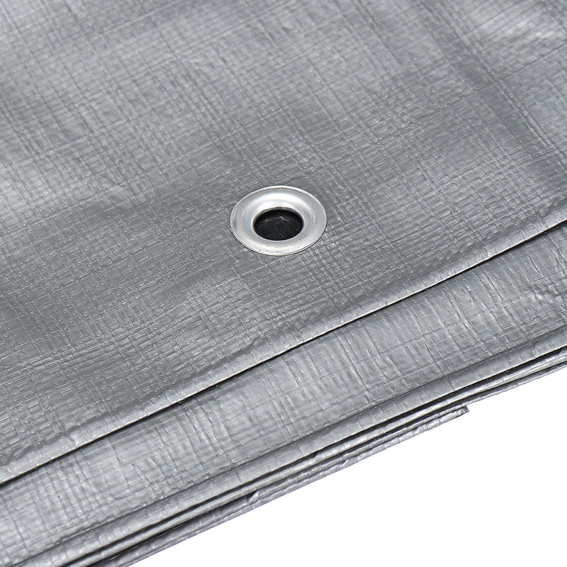2.4x3m Waterproof Camping Tarp Ground Sheet Outdoor Garden Cover with Eyelets