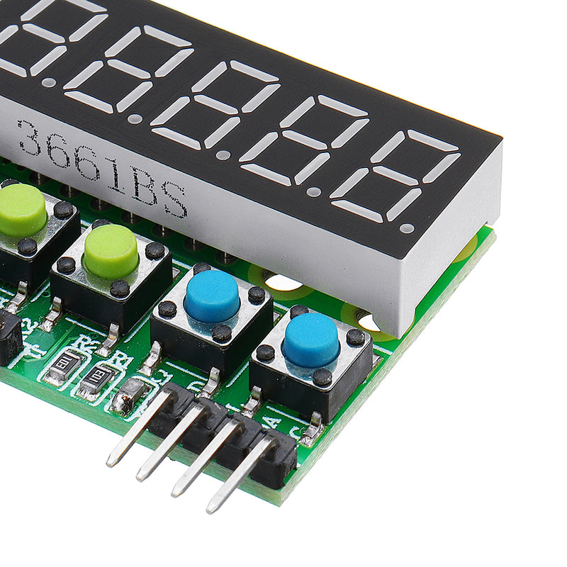 3pcs TM1637 6-Bits Tube LED Display Key Scan Module DC 3.3V To 5V Digital IIC Interface