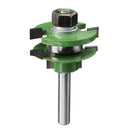 2Pcs 8mm Shank Tenon Router Bit Cabinet Door Panel Milling Woodworking Cutter