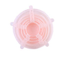 6Pcs/set Silicone Stretch Suction Lids Reusable Cover Pan Bowl Stopper Kitchen Storage Container