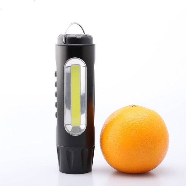 YUPARD LED+COB Mini MP3 Music LED Flashlight With TF Card Slot USB Rechargeable Portable Flashlight Ourdoor Multi-functional Led Torch
