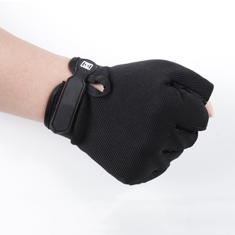 KALOAD 44-1 L/XL Half Finger Tactical Gloves Outdoor Military Camouflage CS Army Anti-slip Glove