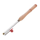 Drillpro Wood Turning Tool Wood Handle with Titanium Coated Wood Carbide Insert Cutter Square Shank Woodworking Tool