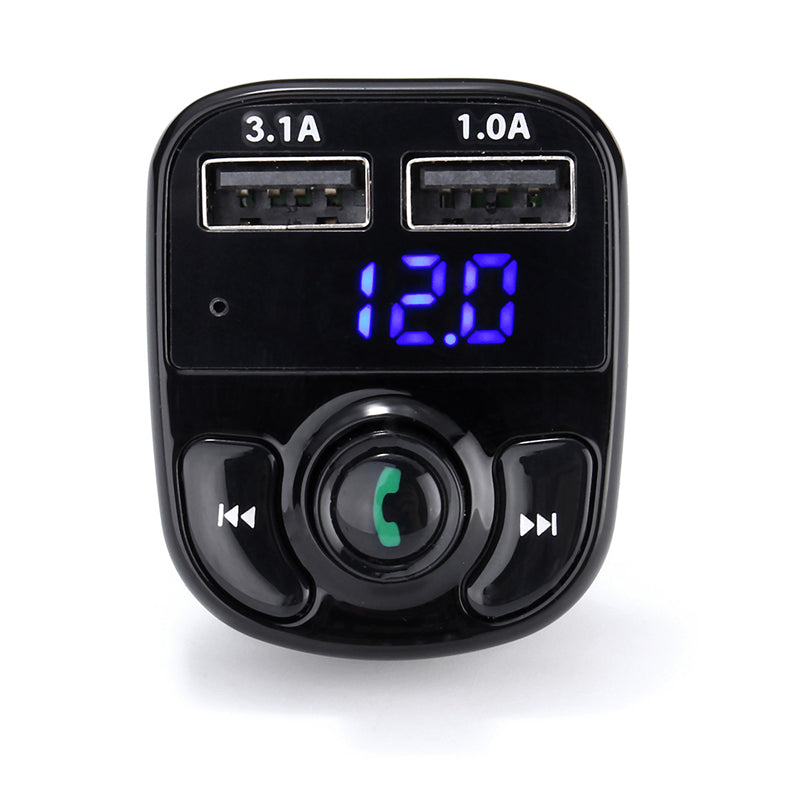 bluetooth 4.0 Dual Usb Ports Call Hands Free Music Playing Car Charger
