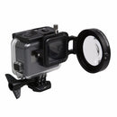 58mm 16X Macro Lens Close Up Filter with Lens Base Adapter Ring for Gopro Hero 5
