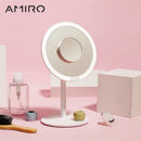 XIAOMI AMIRO 5 Times Magnifier Make Up Mirrors Mirror Facial Brush Cleansing Home Bathroom