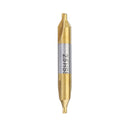 Drillpro 6pcs HSS Center Drill Bit 1/1.5/2/2.5/3/5mm 60 Degree Titanium Coated Countersink Drill Bit