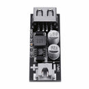 JHE-KC605 DC-DC Voltage Display Step Down USB Charging Module 7-30V QC3.0 USB Mobile Phone Charger