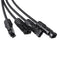 MC4 Y Branch Solar Panel Cable Connector Adapter MC4 Photovoltaic Waterproof Solar Connecter Solar Power Supply Cable Wire
