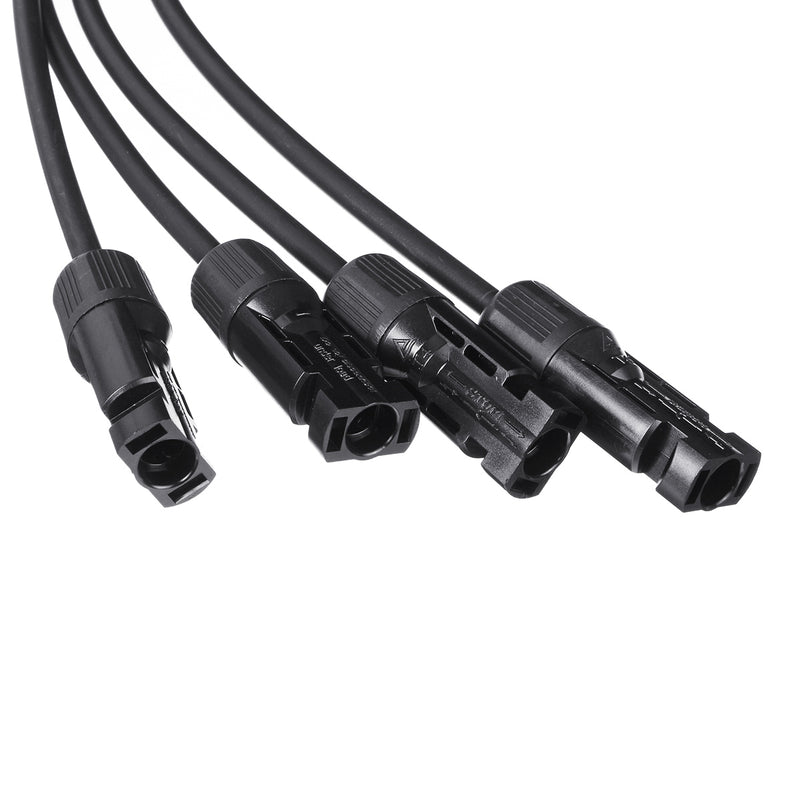 MC4 Y Branch Solar Panel Cable Connector Adapter MC4 Photovoltaic Waterproof Solar Connecter Solar Power Supply Cable Wire