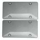 Tinted Clear Smoke License Plate Tag Frame Cover Shield Car Truck