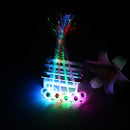 Flash LED Hair Braid 40CM Decorative Valentines Gift Party Light-Up Optic Fiber Extension Barrette