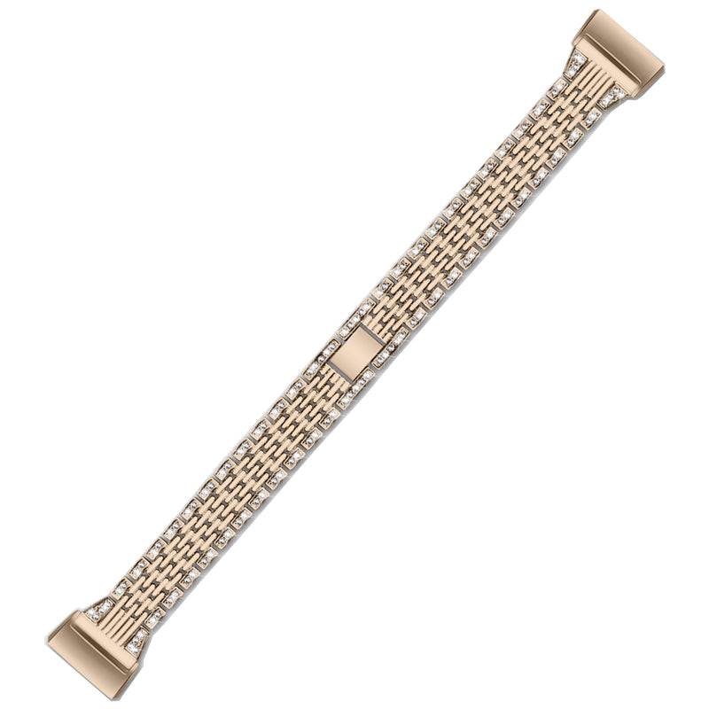 Luxury Stainles Steel Watch Band Watch Strap Replacement for Fitbit Charge 3