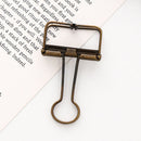 Creative Hollow Color Dovetail Badge Clip 10 Pcs