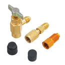 5pcs R1234yf R134a And R12 Special Can Tap Adapter Fittings Kit for 1/4 SAE 1/2 Inch ACME LH
