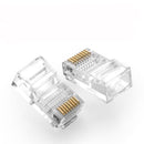 Ugreen Cat5 RJ45 Connector Cat5E 8P8C Modular Ethernet Cable Head Plug Gold-plated Cat 5 Crimp Network RJ45 Connector 10packs