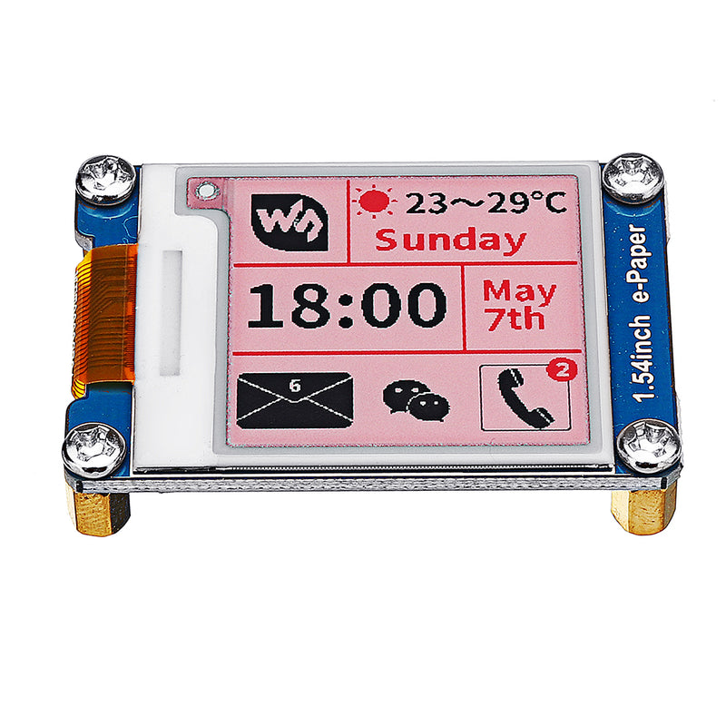 1.54 Inch E-ink Screen Display e-Paper Module SPI Support Partial Refresh For Raspberry Pi