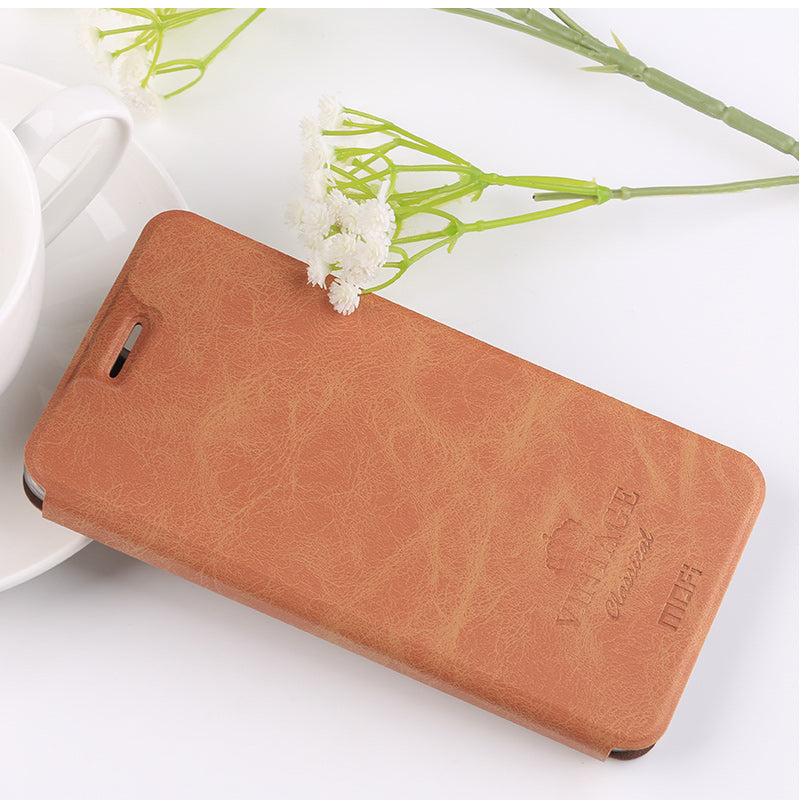 MOFI Shockproof PU Leather Flip Card Slot With Stand Full Body Protective Case For Xiaomi Mi8 Lite