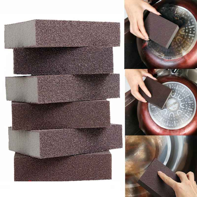 Fashion Durable Magic Emery Nano Sponge Washing Brush Eraser Kitchen Rust Pot Stain Cleaning Brushes
