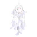 Handmade Christmas Light LED Light Feather Dream Catcher Home Party Wedding Decor Gift