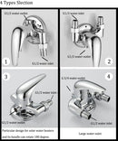 Bathroom Copper Unfold Install Water Heater Mixing Valve Hot And Cold Water Faucet Switch