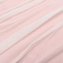Mediterranean Blockout Double Layer Bridal Lace Sheer Eyelet Curtains Pink White