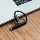 2 in 1 Type-C to 3.5mm Cable Type C Adapter Cable Earphone Audio Cable 12cm for Xiaomi 8 Huawei Letv