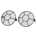 5.75'' Motorcycle LED Headlights Football Grill Cover Protector For Harley Cruiser