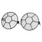 5.75'' Motorcycle LED Headlights Football Grill Cover Protector For Harley Cruiser