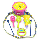 5Pcs Kids Baby Roll Drum Musical Instruments Band Kit Children Toy Gift Set