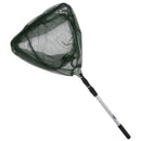 Portable Triangular Folding Fishing Landing Net 3 Section Extending Pole Handle